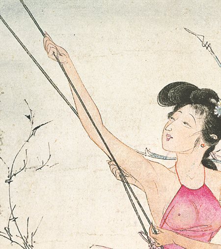 绥宁-胡也佛的仕女画和最知名的金瓶梅秘戏图